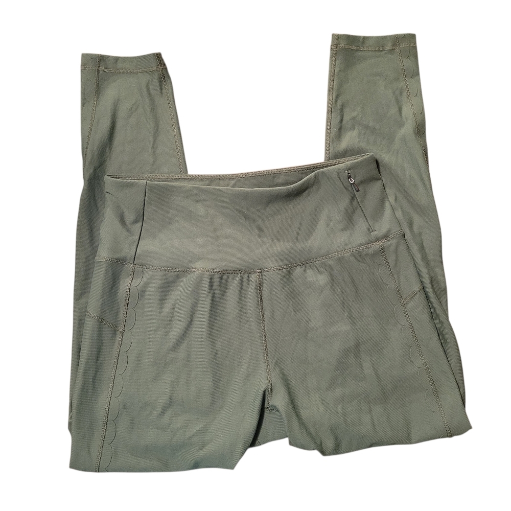 Calia By Carrie Underwood 7/8 olive green leggings - M        D60